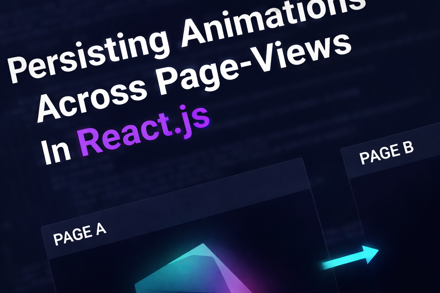 Persisting Animation State Across Page-Views In React.js