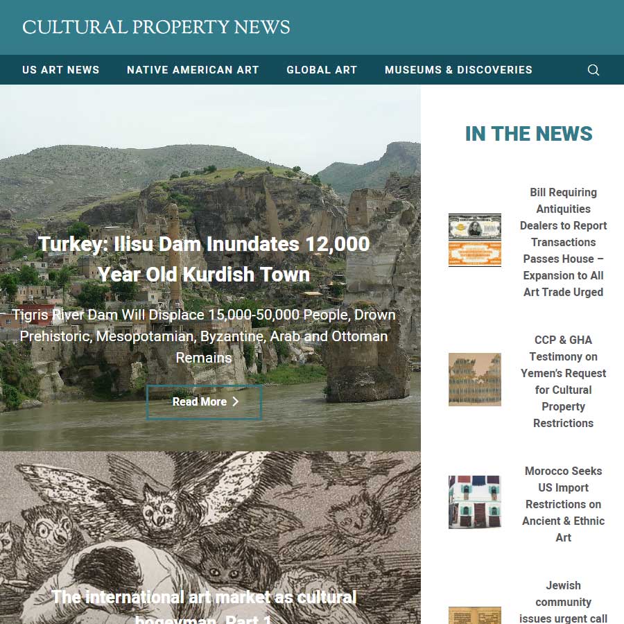 Cultural Property News